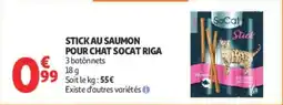 Auchan SOCAT Stick au saumon offre