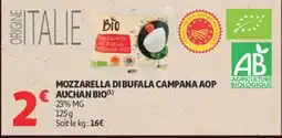Auchan AUCHAN BIO Mozzarella di Bufala Campana AOP offre