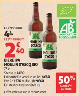 Auchan MOULINS D'ASCQ BIÈRE IPA offre