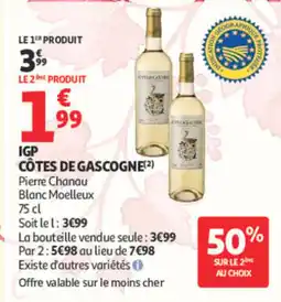 Auchan Pierre Chanau Blanc Moelleux offre