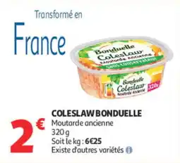 Auchan BONDUELLE Coleslaw offre
