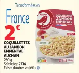 Auchan Auchan Coquillettes au jambon emmental offre