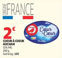 Auchan Auchan Coeur à Coeur offre