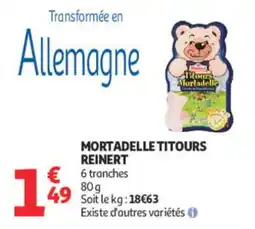 Auchan Titours Mortadelle offre