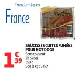 Auchan 10 Hot Dogs offre