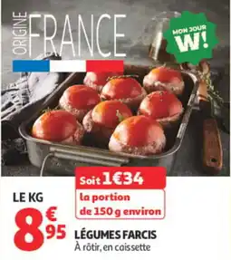 Auchan LÉGUMES FARCIS offre