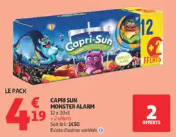 Auchan Capri-Sun Monster Alarm offre