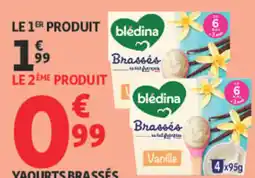 Auchan blédina Yaourts brassés offre