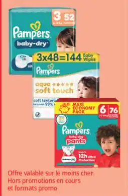 Auchan Pampers baby-dry pants offre