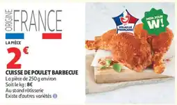 Auchan Volaille Française Cuisse de poulet barbecue offre