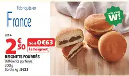Auchan BEIGNETS FOURRÉS offre