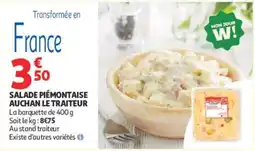 Auchan AUCHAN LE TRAITEUR SALADE PIÉMONTAISE offre