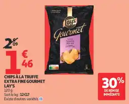 Auchan Lay's Chips à la truffe extra fine gourmet offre