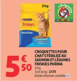 Auchan Friskies Croquettes pour chat stérilisé offre
