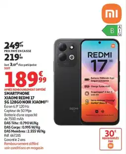 Auchan XIAOMI REDMI 17 offre
