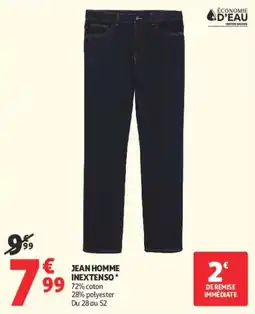 Auchan INEXTENSO JEAN HOMME offre