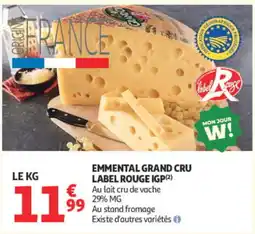 Auchan Label Rouge Emmental Grand Cru offre