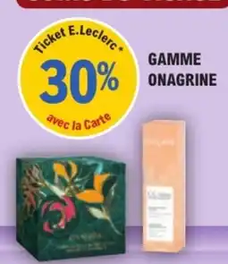 E.Leclerc Parapharmacie ONAGRINE offre