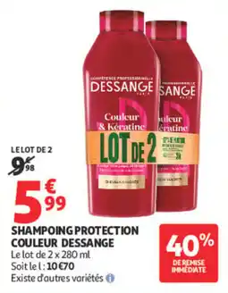 Auchan DESSANGE Shampoing protection couleur offre