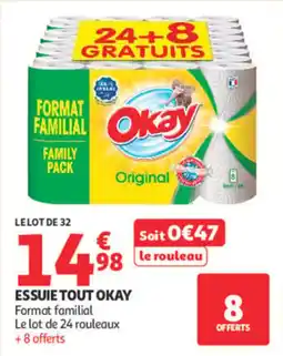 Auchan Okay Essuie tout offre
