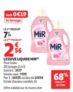 Auchan MiR Lessive Laine offre