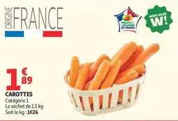 Auchan CAROTTES offre
