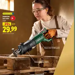 Lidl Parkside scie sabre offre