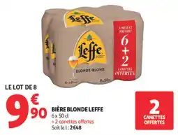 Auchan Leffe Bière blonde offre