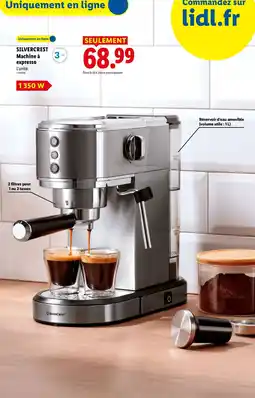 Lidl Silvercrest machine a expresso offre