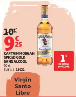 Auchan Captain Morgan Spiced Gold Sans Alcool offre