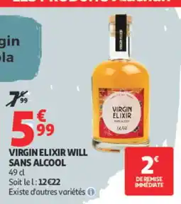 Auchan VIRGIN ELIXIR WILL offre