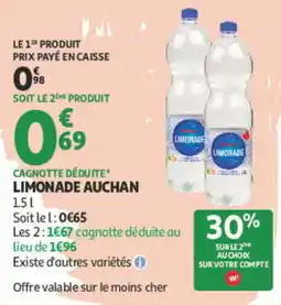 Auchan Limonade Auchan offre