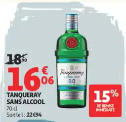 Auchan Tanqueray Sans Alcool offre