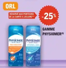 E.Leclerc Parapharmacie Physiomer offre