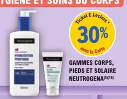 E.Leclerc Parapharmacie Neutrogena Hydratation Profonde offre
