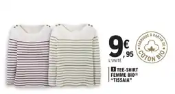 E.Leclerc Tissaia tee-shirt femme bio offre