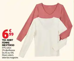 Auchan INEXTENSO TEE-SHIRT FEMME offre
