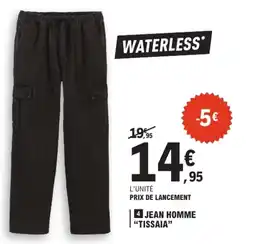 E.Leclerc WATERLESS JEAN HOMME "TISSAIA" offre