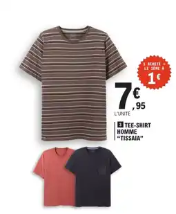 E.Leclerc Tissaia Tee-Shirt Homme offre