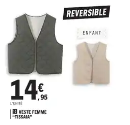 E.Leclerc TISSAIA VESTE FEMME offre