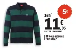 E.Leclerc POLO HOMME "TISSAIA" offre