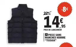 E.Leclerc Tissaia Piece sans manches homme offre