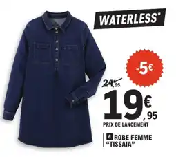 E.Leclerc WATERLESS ROBE FEMME "TISSAIA" offre