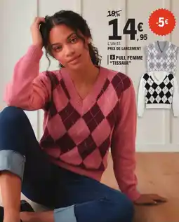 E.Leclerc TISSAIA PULL FEMME offre