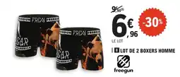 E.Leclerc freegun boxers homme offre