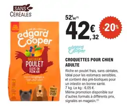 E.Leclerc Brico Edgard Cooper Croquettes pour chien adulte offre