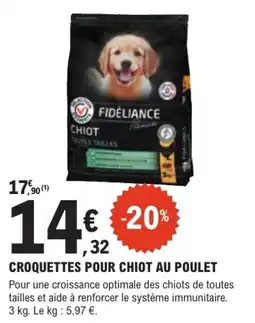 E.Leclerc Brico FIDÉLIANCE CHIOT offre