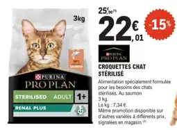 E.Leclerc Brico PURINA PRO PLAN CROQUETTES CHAT STÉRILISÉ offre