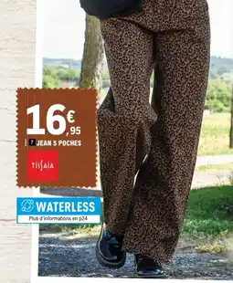 E.Leclerc Tissaïa jean 5 poches offre