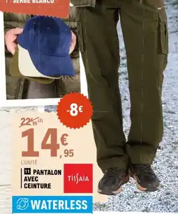 E.Leclerc Pantalon avec ceinture offre